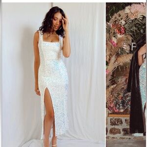 Show Me Your MuMu Sequin Midi Dress